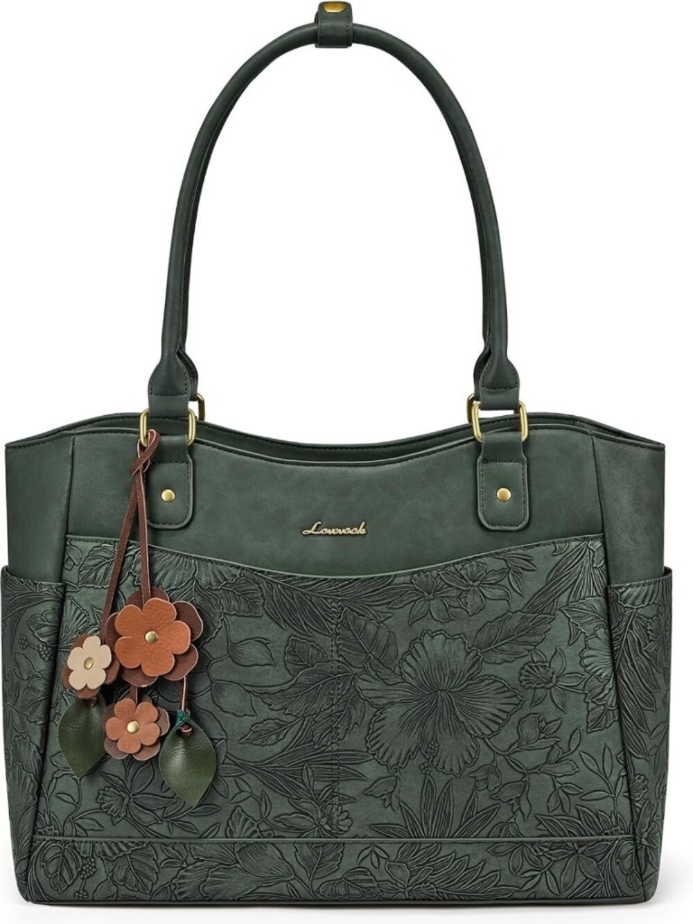 Stylish Vintage Laptop Tote Bag for Women, Perfect Work & Teacher Bag with